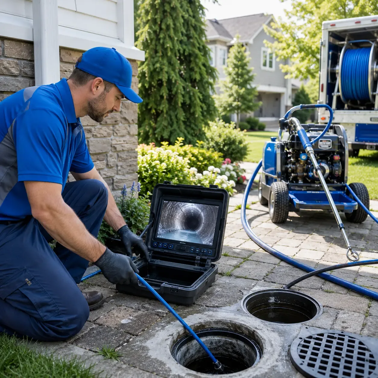 Outdoor drain cleaning professionals serving Hanna City, IL